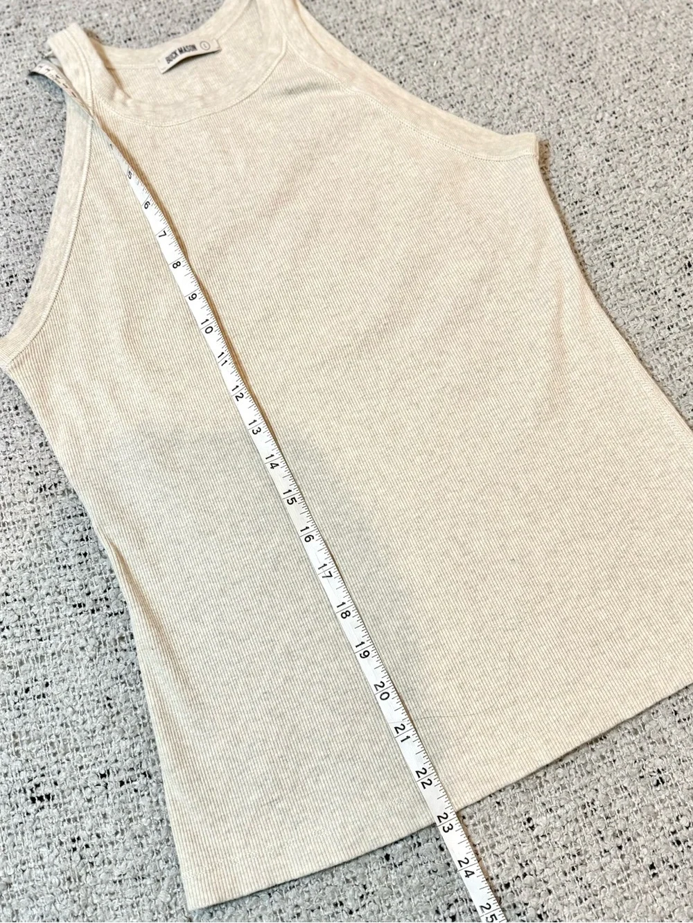 Buck Mason Ribbed Tank Top Size L - Picture 9 of 9